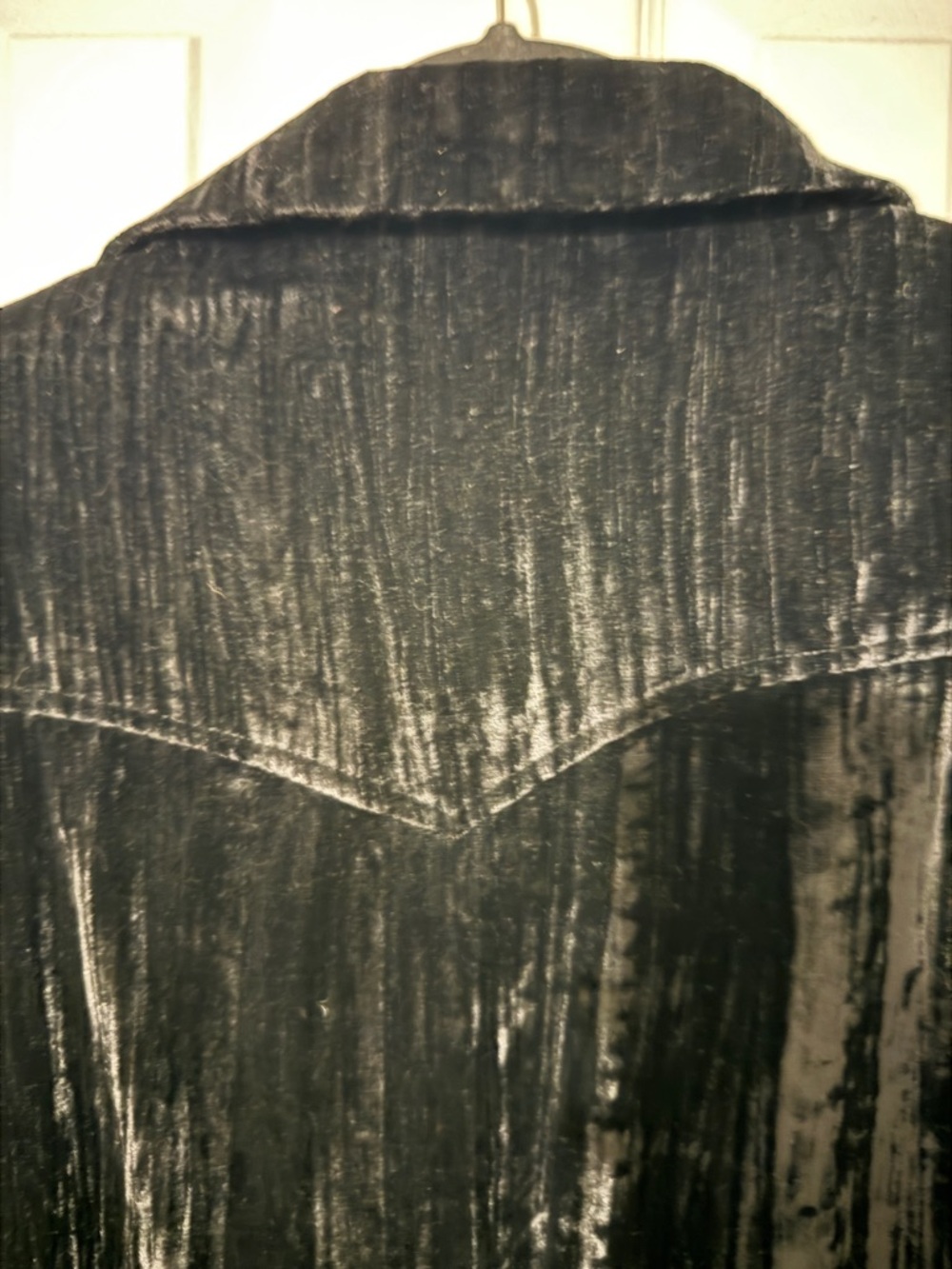 Wrangler Retro Party Velvet Black Blazer Jacket  XL - Picture 6 of 6